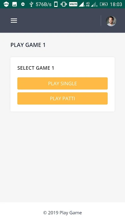 SampleGameApp スクリーンショット 1