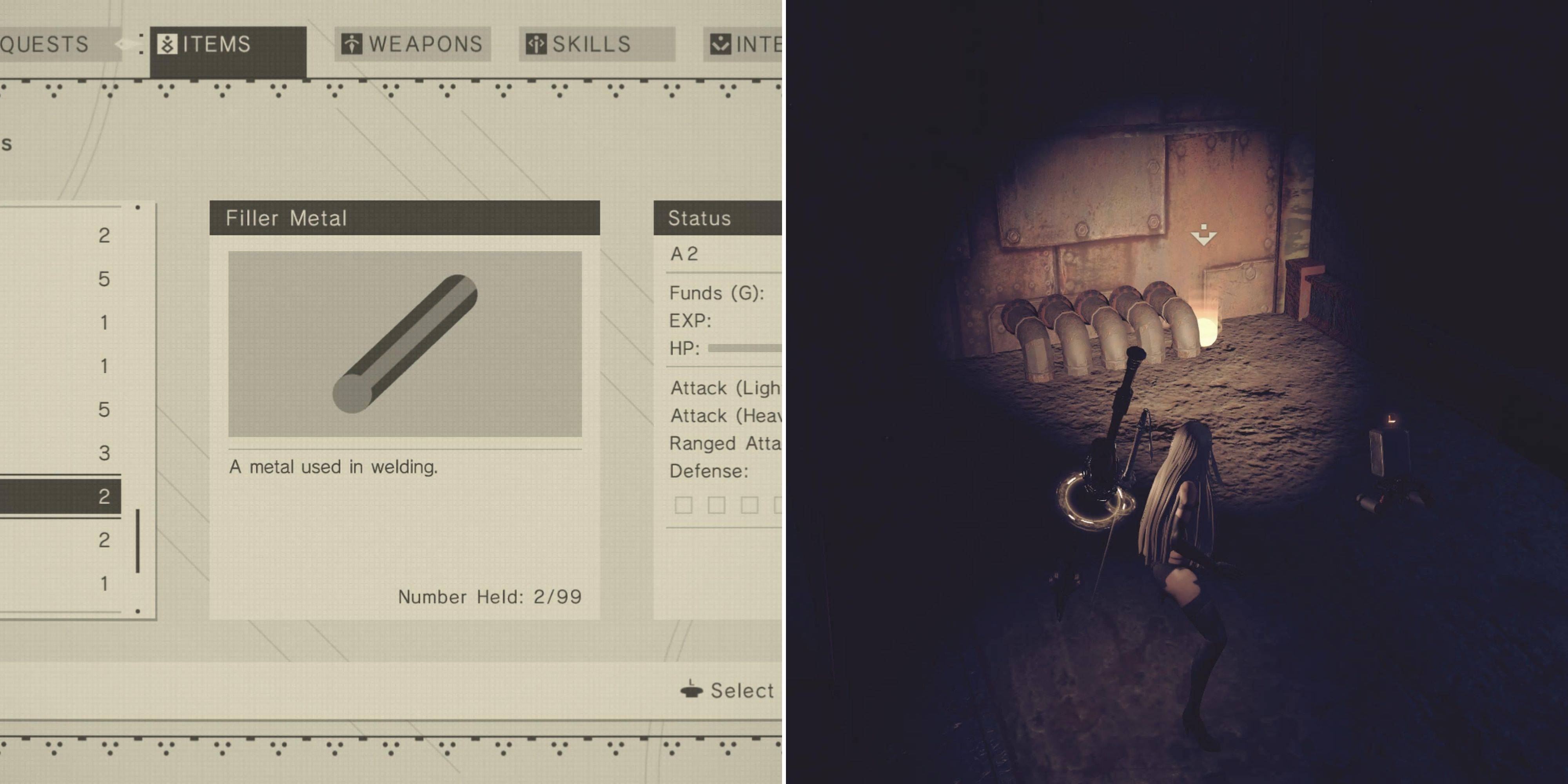 Nier：Automata Filler Metal Easy Guide