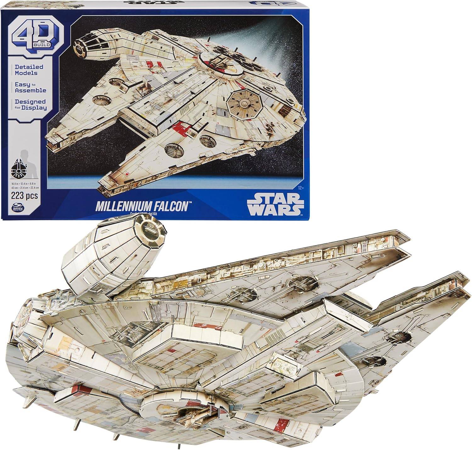 4D Build Star Wars Millennium Falcon 3D Model Kit