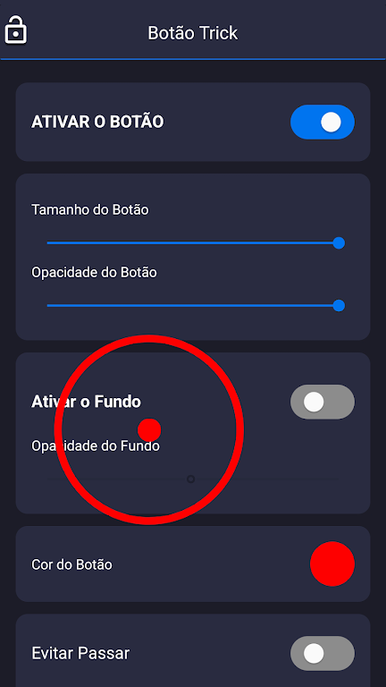 Botão Trick Macro Screenshot 2