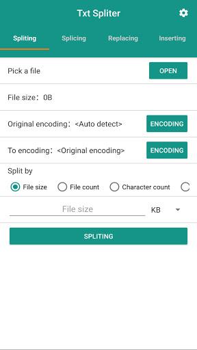 Txt Spliter Ekran Görüntüsü 1