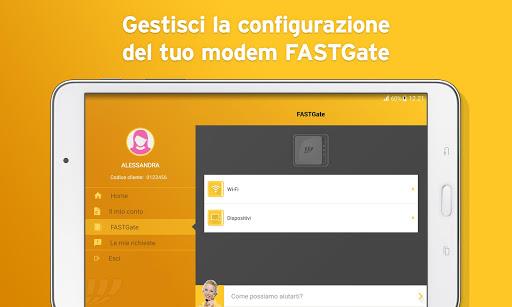 Schermata MyFastweb 6