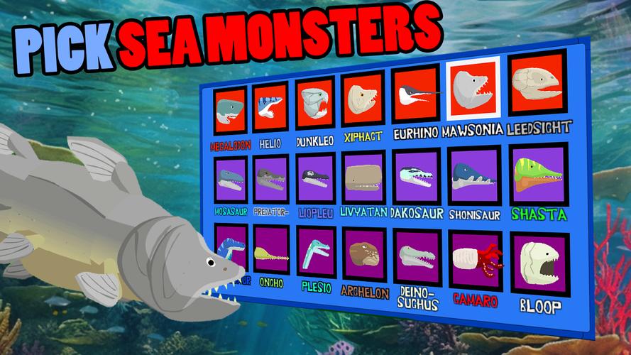 Megalodon Fights Sea Monsters Screenshot 2