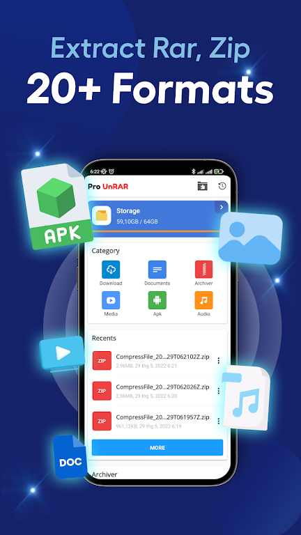 Pro 7-Zip, Unzip Rar Extractor應用截圖第3張