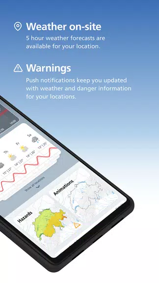 MeteoSwiss Скриншот 2