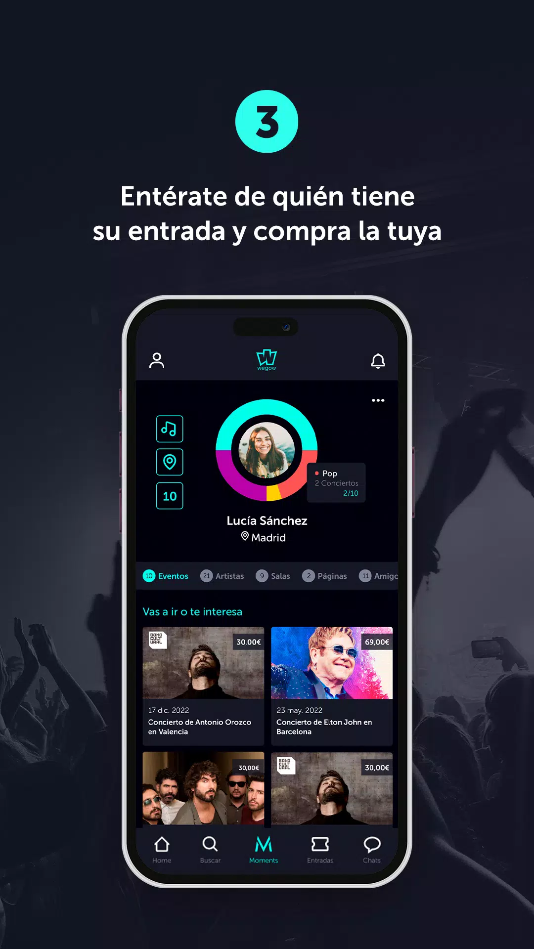 Wegow Concerts Screenshot 3