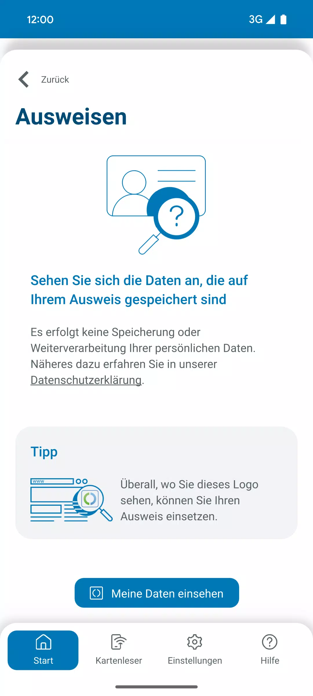 AusweisApp Bund スクリーンショット 2