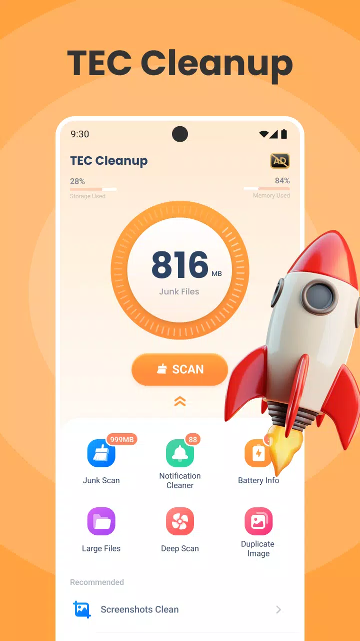 TEC Cleanup - Storage Cleaner应用截图第1张