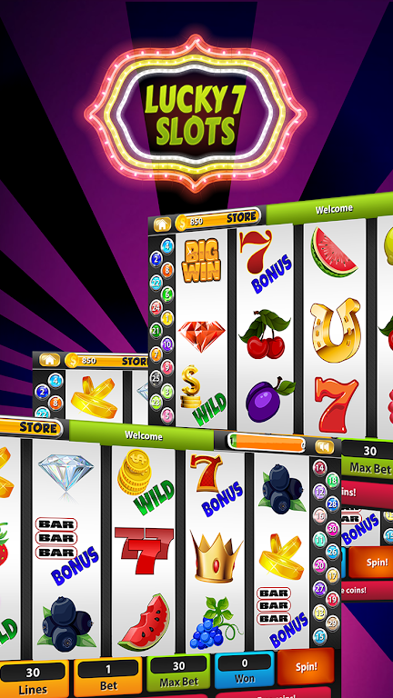 Lucky 7’s Slot Machines 스크린샷 3