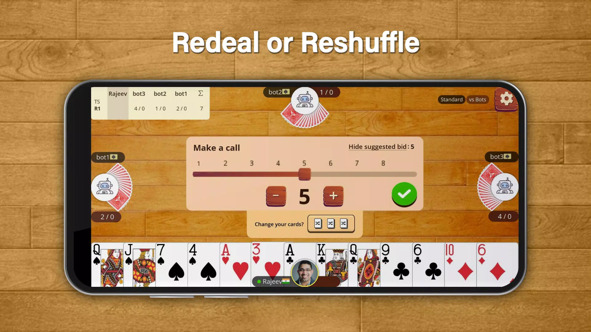 Callbreak.com - Card game スクリーンショット 3