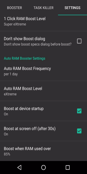 RAM Booster eXtreme Speed Tangkapan skrin 3
