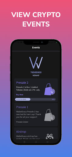 WalletSwap Crypto Wallet ภาพหน้าจอ 2