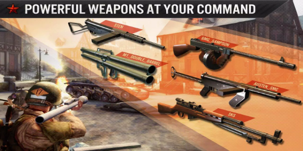 World War 2 Frontline Commando Скриншот 2