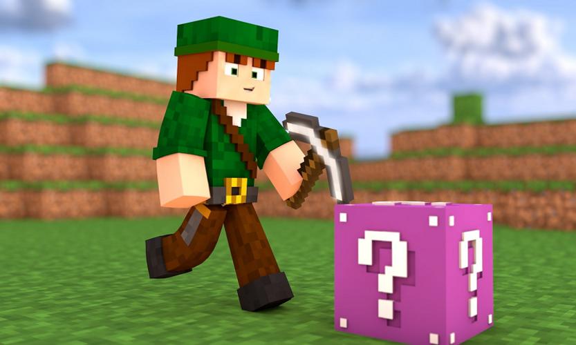 Lucky block mod for mcpe Screenshot 1