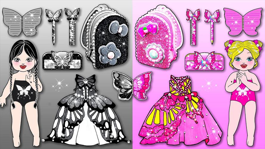 Schermata Paper Dolls Diary DIY Dress Up 4