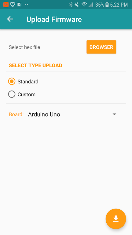 Arduino Hex Uploader-Bin/Hex ဖန်သားပြင်ဓာတ်ပုံ 2