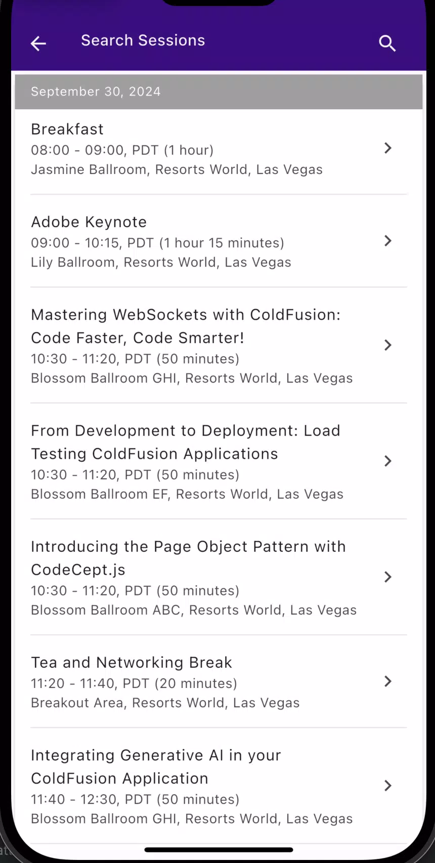 Adobe ColdFusion Summit 2024 स्क्रीनशॉट 3