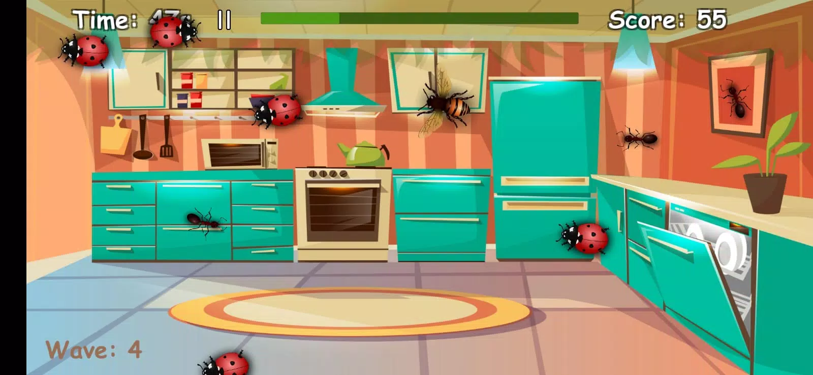 bug smash game ဖန်သားပြင်ဓာတ်ပုံ 1