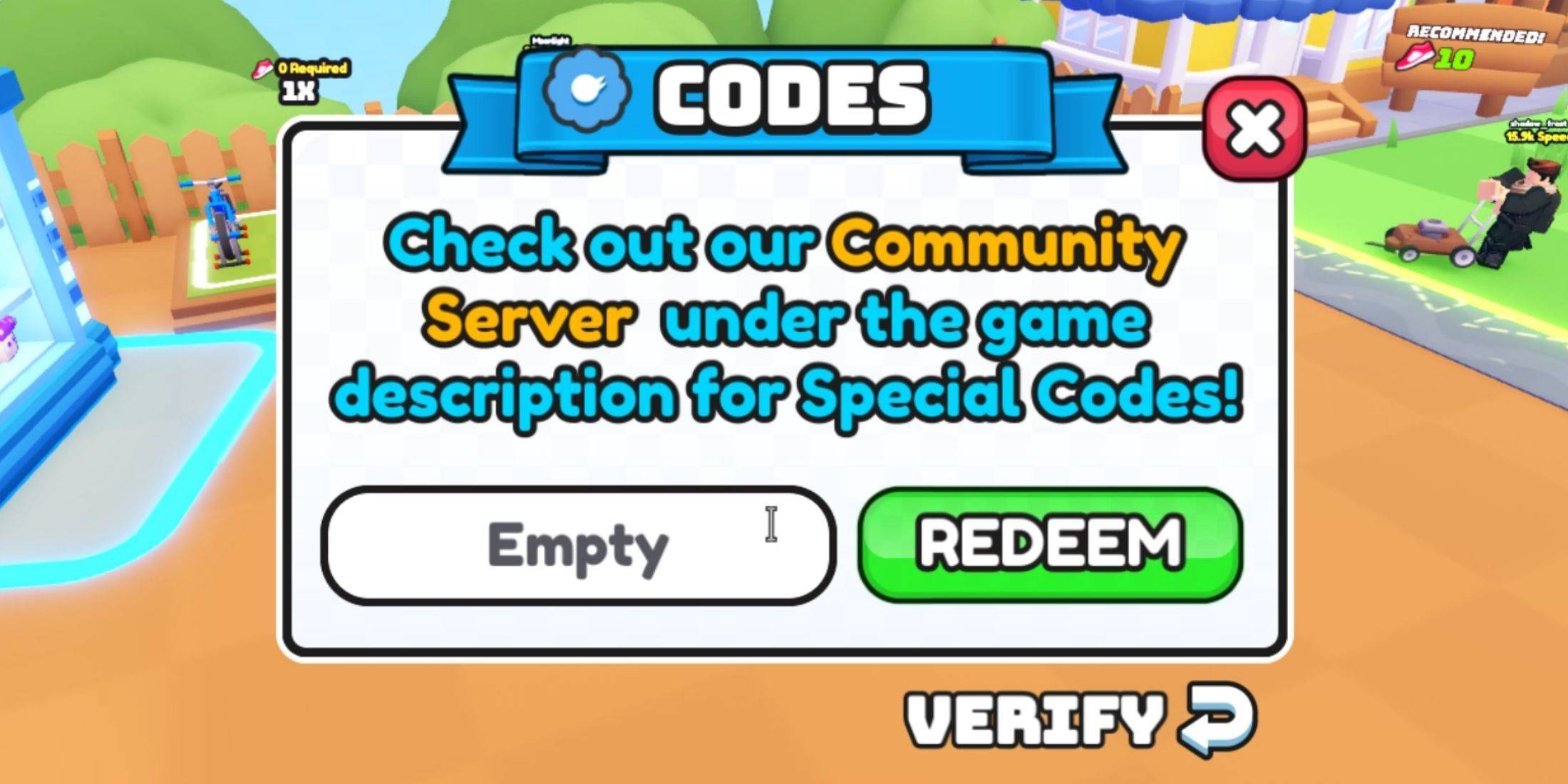 Redeeming Codes