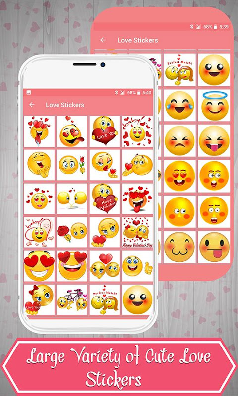 Love Stickers and Free Stickers - WAStickers ဖန်သားပြင်ဓာတ်ပုံ 1