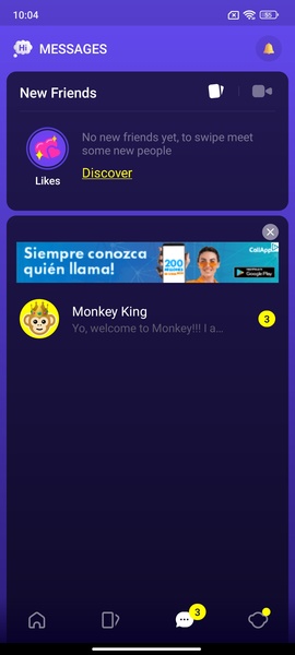 Monkey - random video chat Screenshot 3