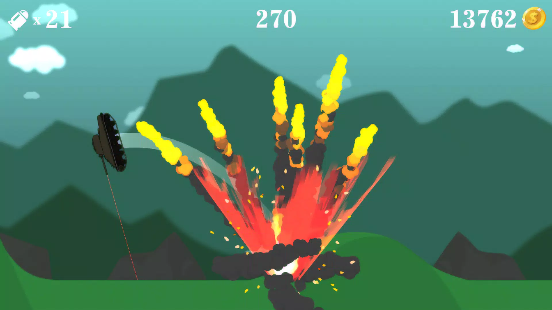 Schermata Flip the tank blast shot 3