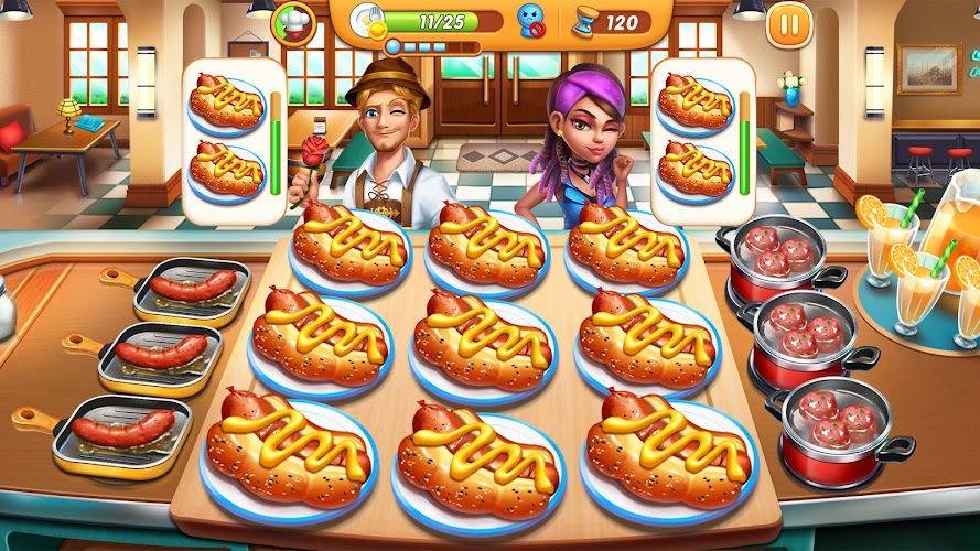 小镇大厨 - 疯狂美食模拟餐厅经营大厨烹饪游戏应用截图第4张