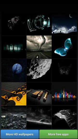 Black Theme HD Wallpapers Скриншот 1