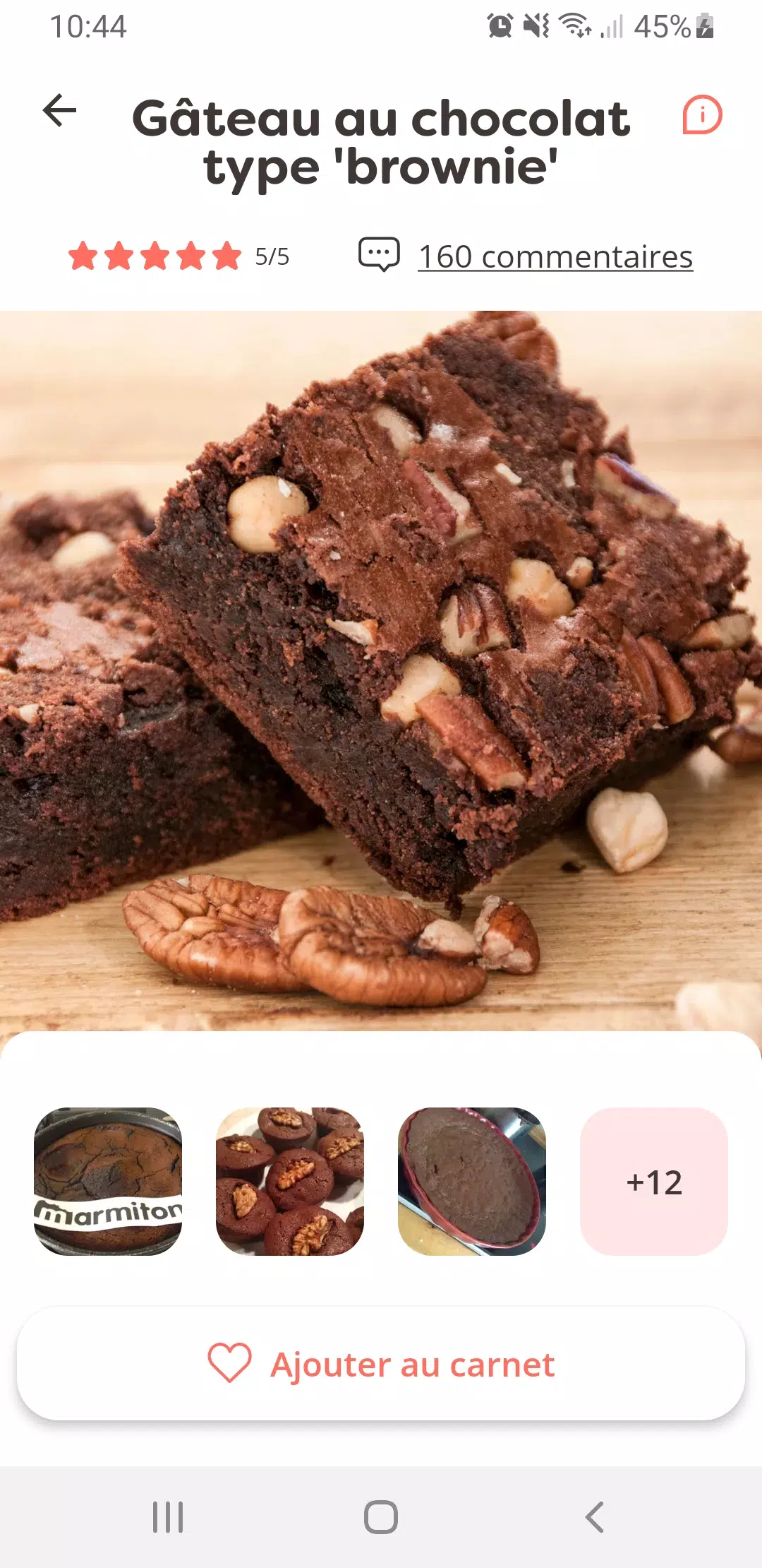 Marmiton, recettes de cuisine Screenshot 3