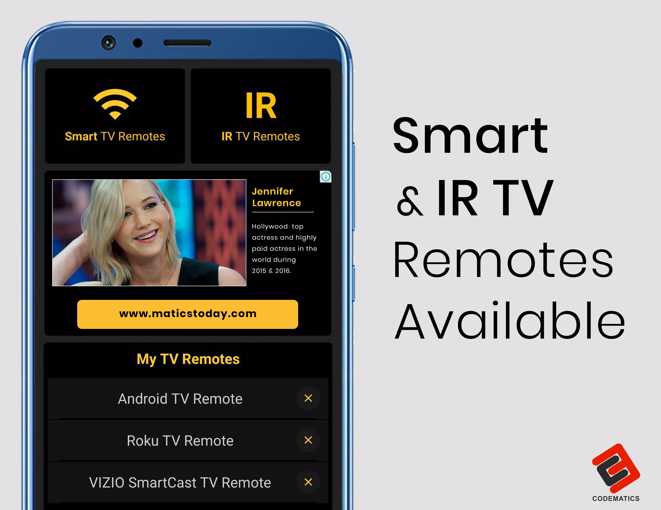 Schermata Universal TV Remote Control 2