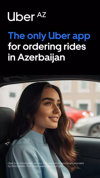 Uber AZ — такси и доставка Скриншот 1