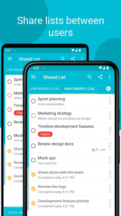 Tasks: to do list & planner Screenshot 2