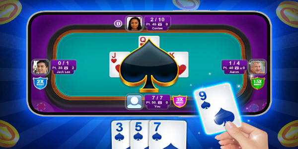 Spades - Offline Fun Card Game Tangkapan skrin 3