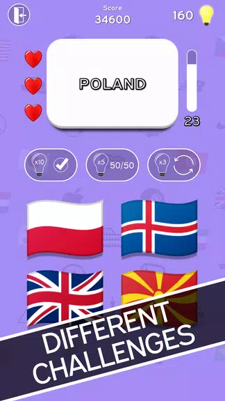 3in1 Quiz : Logo-Flag-Capital Screenshot 2