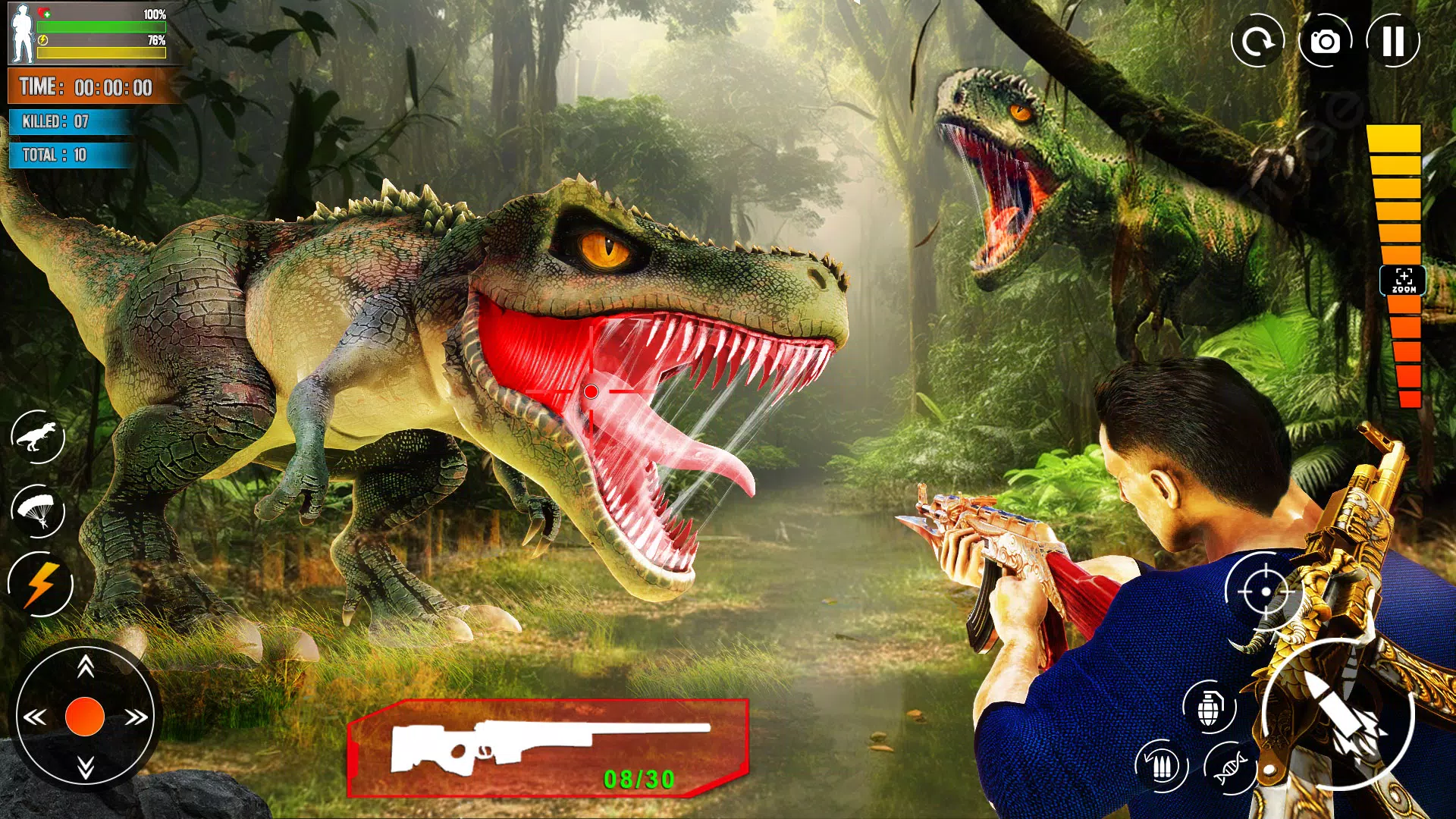 Wild Dinosaur Hunting Games Captura de tela 4