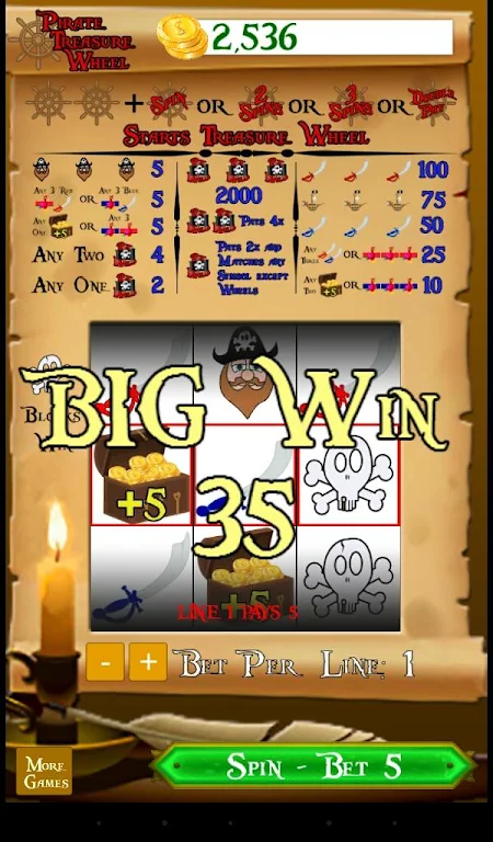 Pirate Treasure Wheel应用截图第3张