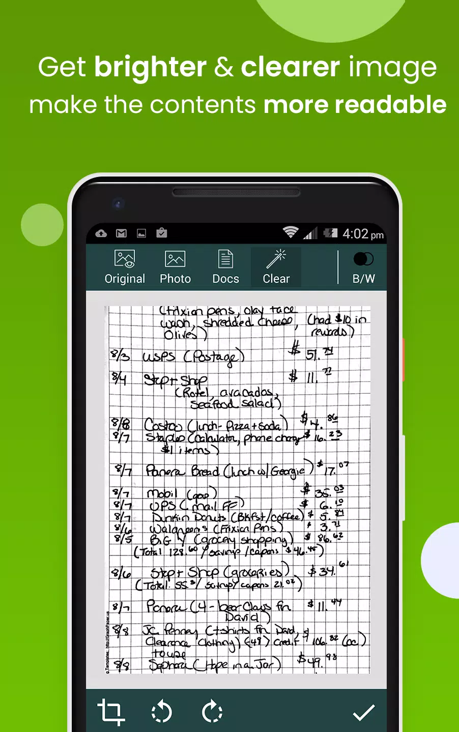 Clear Scan - PDF Scanner App Ảnh chụp màn hình 3