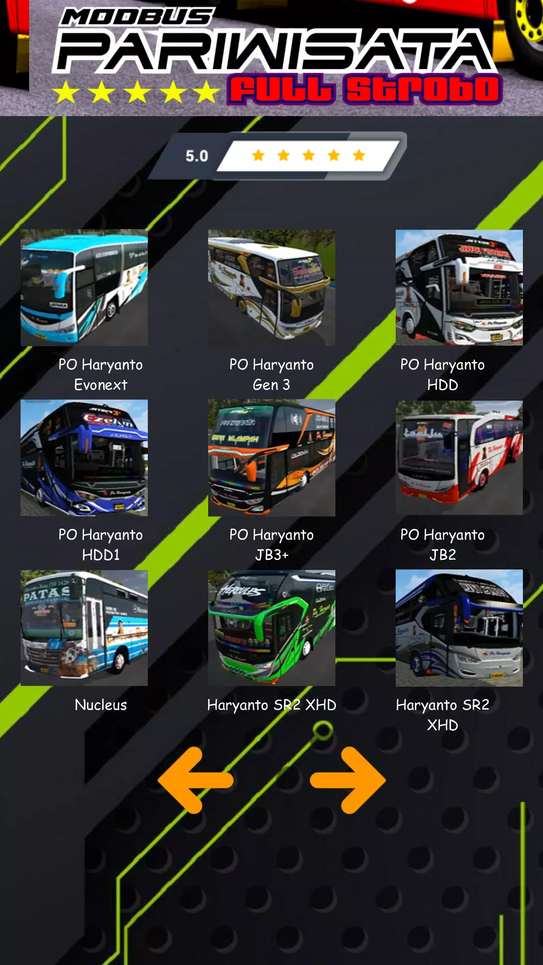 Mod Bus Pariwisata Full Strobo Screenshot 4