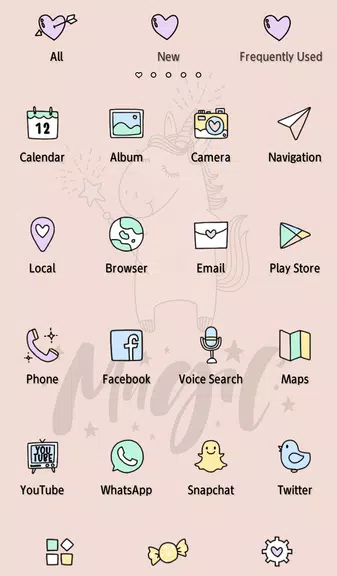 Unicorn Magic Theme ภาพหน้าจอ 3