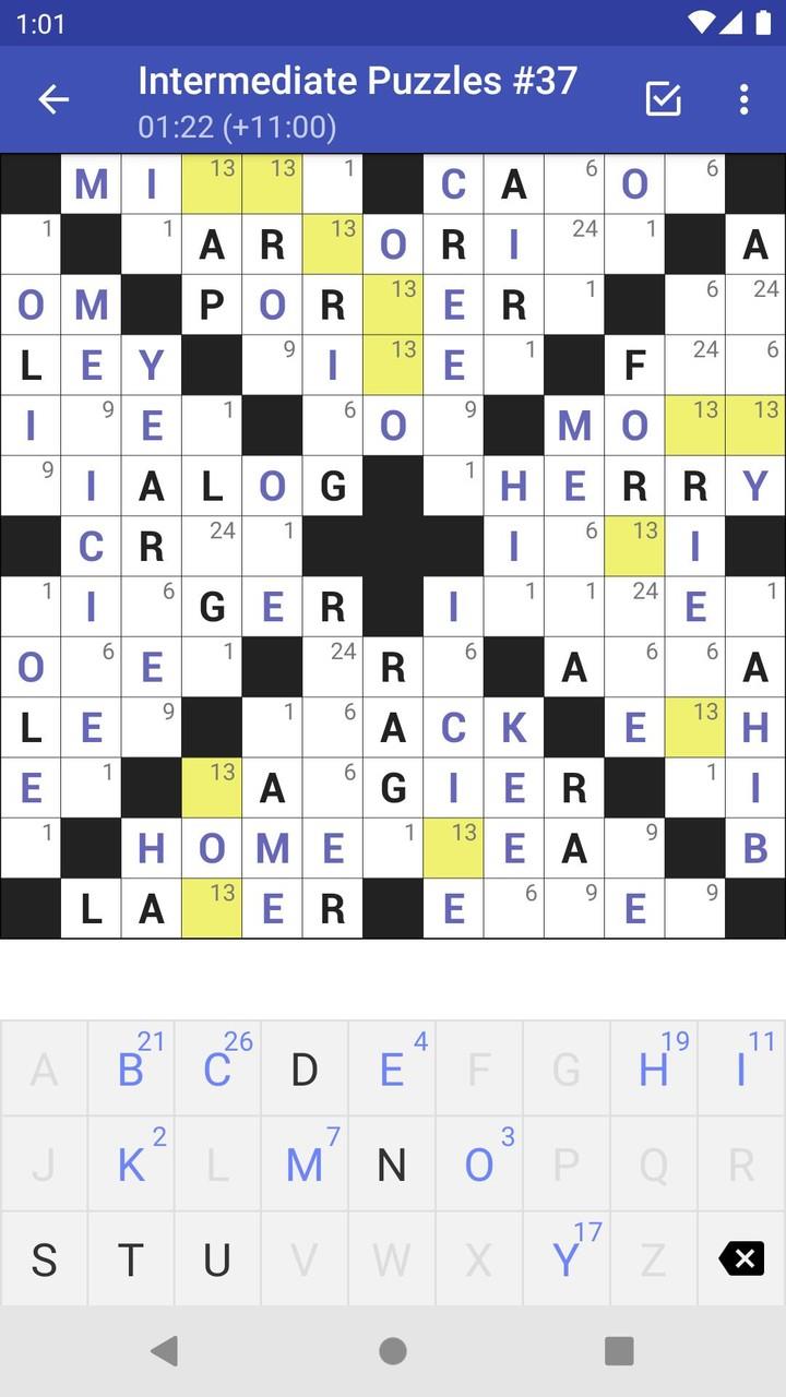 Codeword Puzzles (Crosswords) Screenshot 1