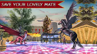 Flying Unicorn Horse Game スクリーンショット 3