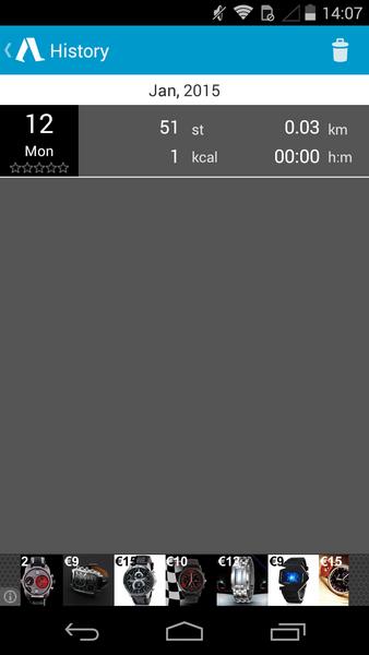 Schermata Accupedo Pedometer 1