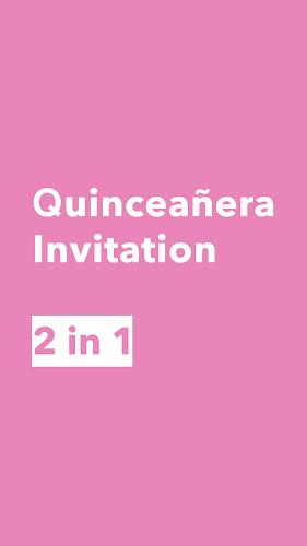Create Quinceañera Invitation应用截图第1张