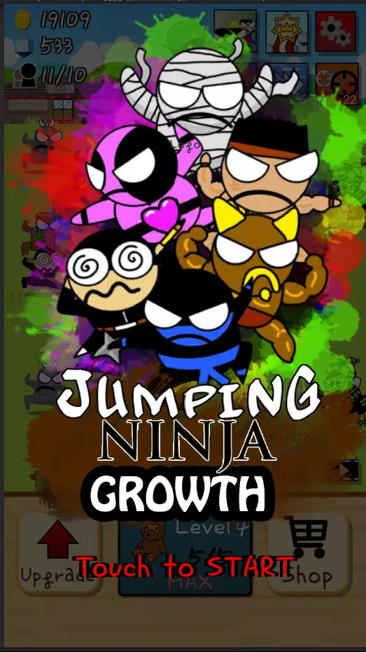 Ninja Growth - Brand new clicker game Mod Zrzut ekranu 3