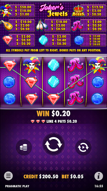 Joker’s Jewels Slot Casino Win স্ক্রিনশট 1
