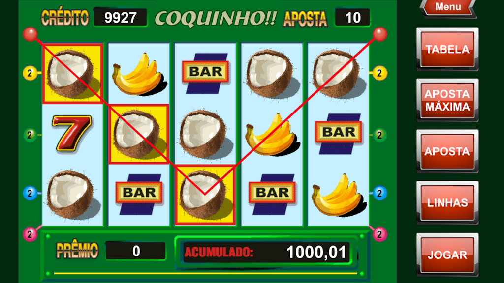 Caça Níquel do Coquinho ภาพหน้าจอ 1
