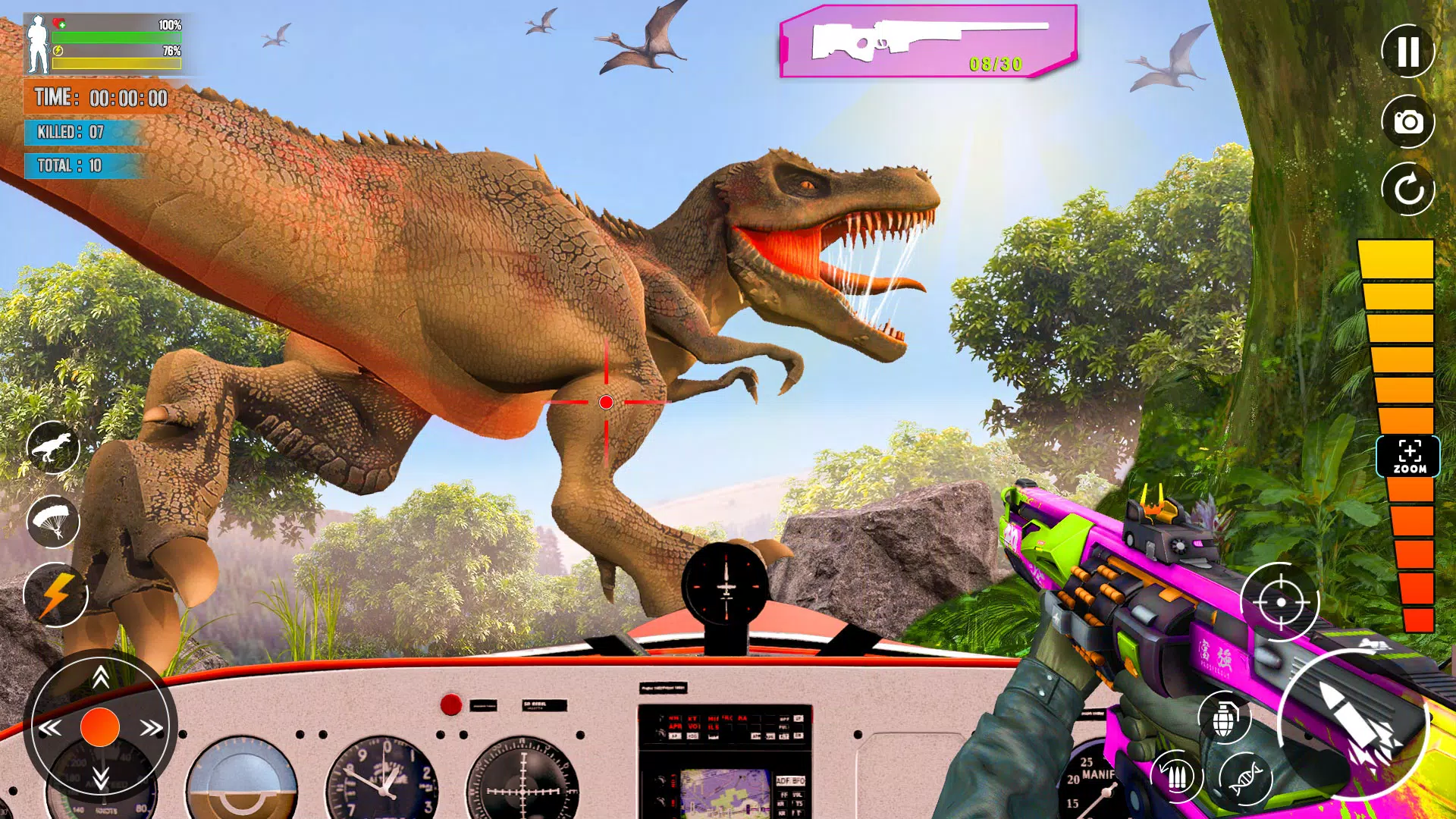 Wild Dinosaur Hunting Games Captura de tela 3