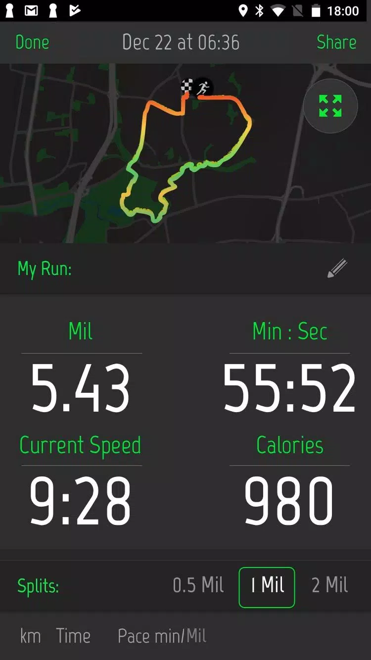 Running Distance Tracker + Ảnh chụp màn hình 3