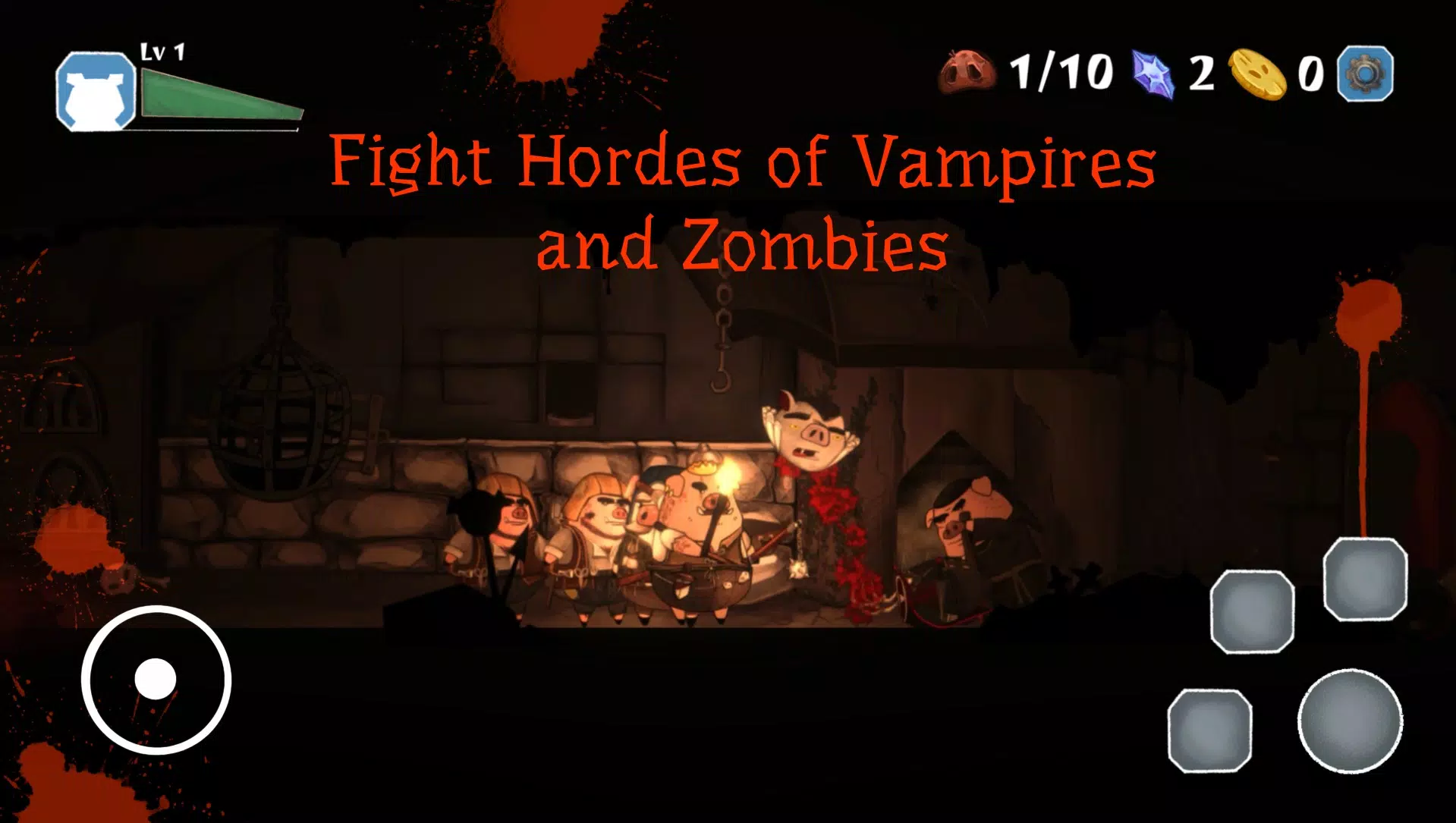 Pigs Wars: Vampire Blood Moon Captura de pantalla 3