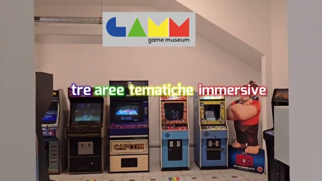 GAMM ist das größte Spielemuseum in Italien, in dem Sie Teile der Spielegeschichte teilen können